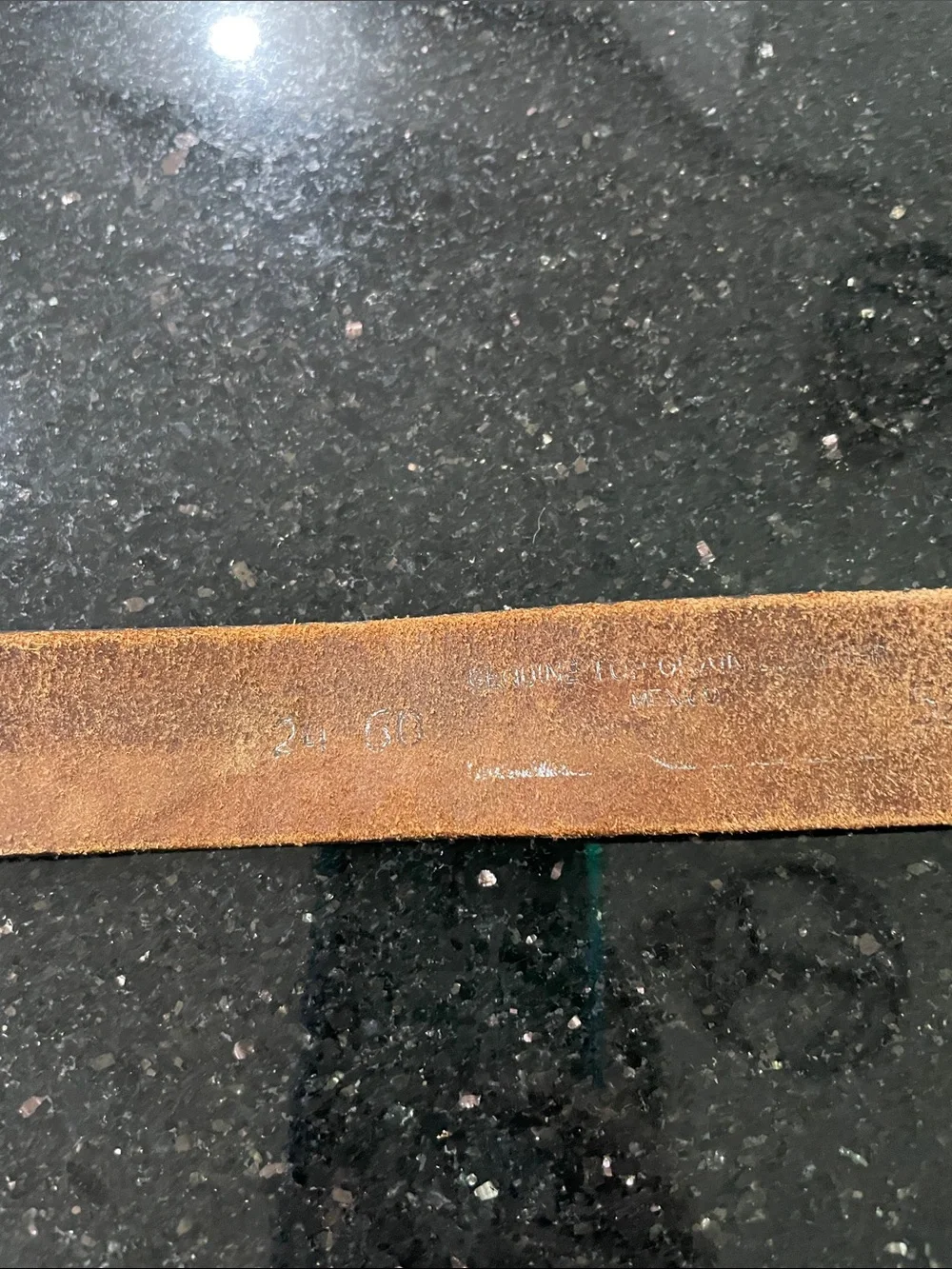 Vintage Wrangler Kids Leather Western Belt